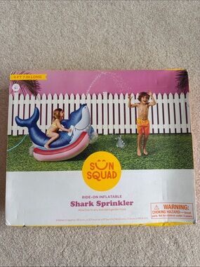 Sun Squad Ride on Shark Sprinkler
